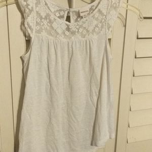 White embroidered top